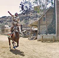 Un chavalier indien à Sioux City, Grande Canarie