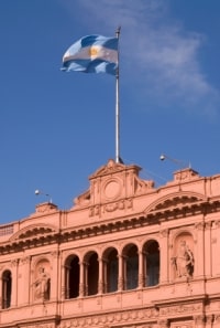 La Casa Rosada en Argentine