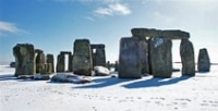 Le cercle en pierre antique de Stonehenge