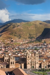 Une vue panoramique de la ville de Cusco