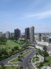 Une vue panoramique de Lima