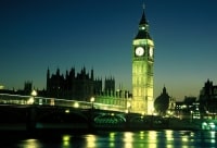 Les célèbres monuments de Londres illuminés