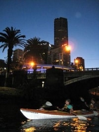 Visite de nuit de Melbourne en kayak 