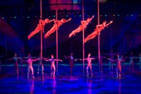 Les acrobates du spectacle Myst&egrave;re