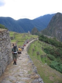 La randonnée sur la route des Incas
