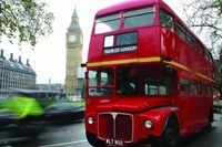 Le bus rouge impérial de Londres