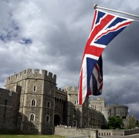 Le château de Windsor à Londres