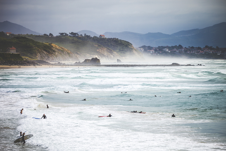 Surfeurs biarritz