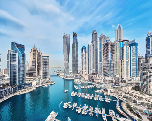 Marina de Dubaï - Îles Palm