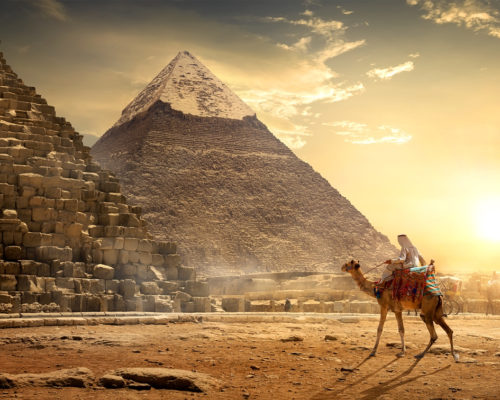 La grande pyramide de Gizeh - Grand Sphinx de Gizeh