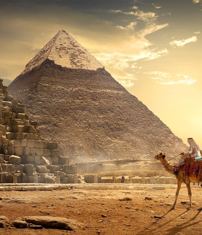 La grande pyramide de Gizeh - Grand Sphinx de Gizeh