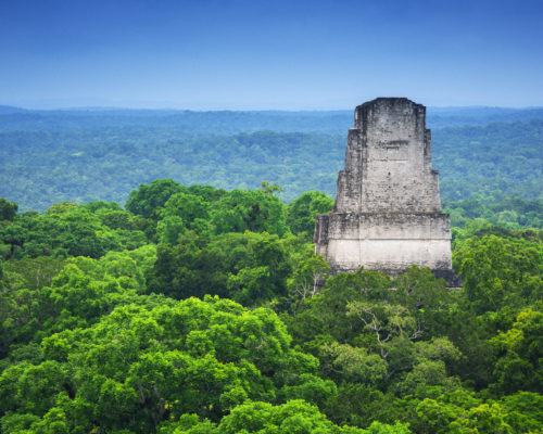 Le grand Jaguar Tikal - Lac Atitlán