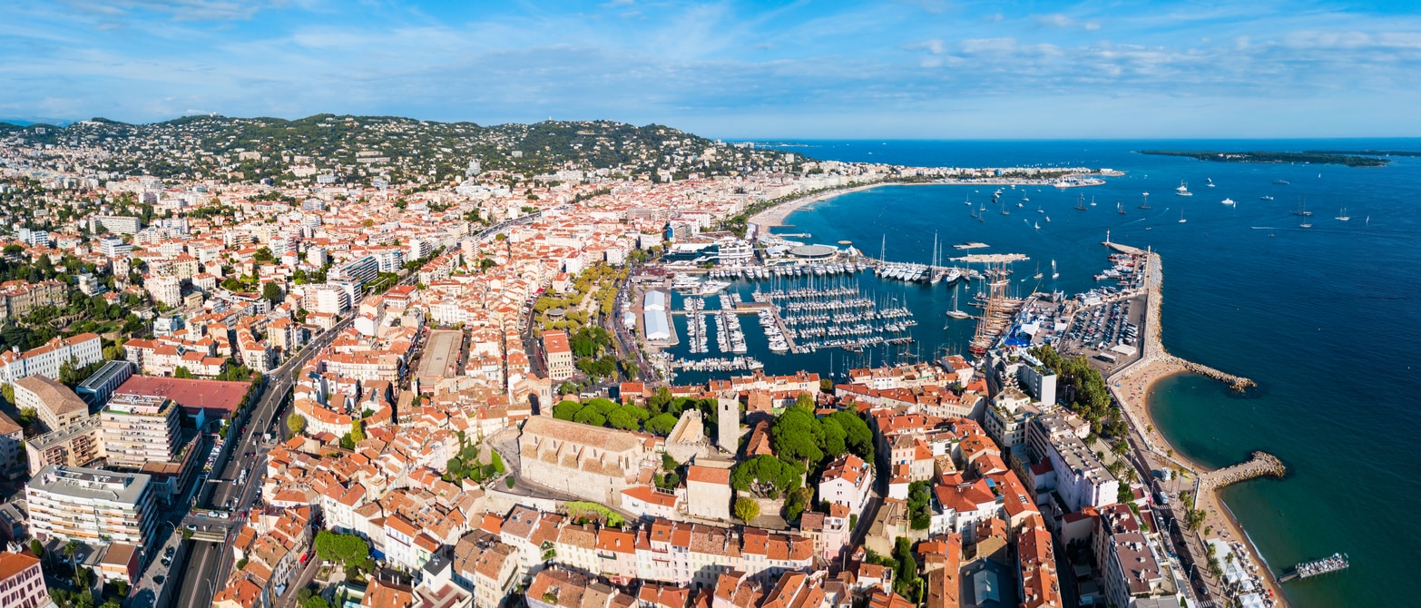 Cannes - Photographie aérienne