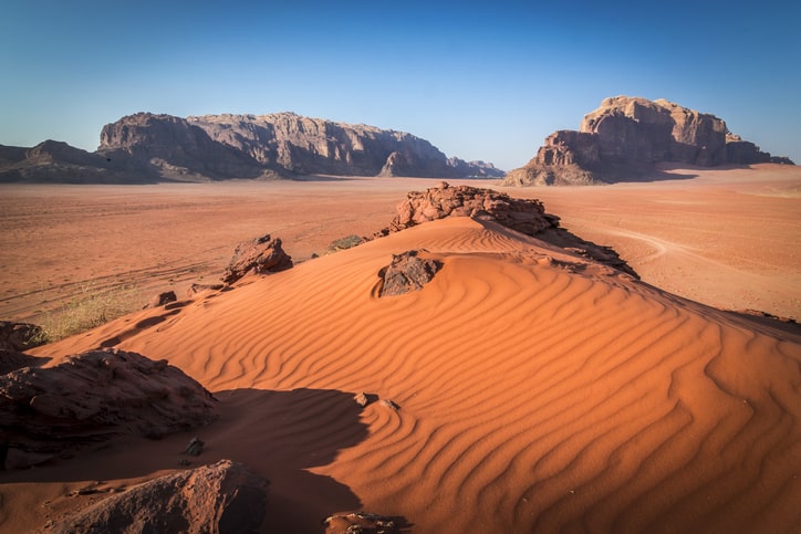 Zone protégée du Wadi Rum - Petra