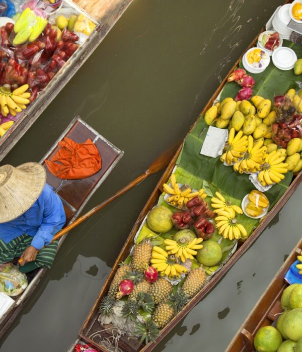 Marché flottant, Thaïlande