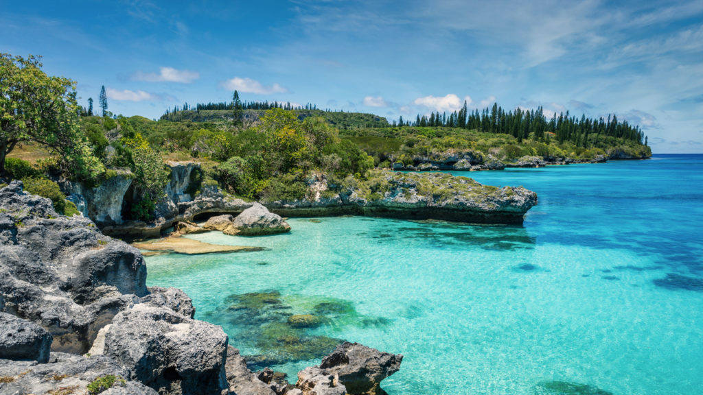 Baie de Tadine à Maré, Nouvelle Calédonie