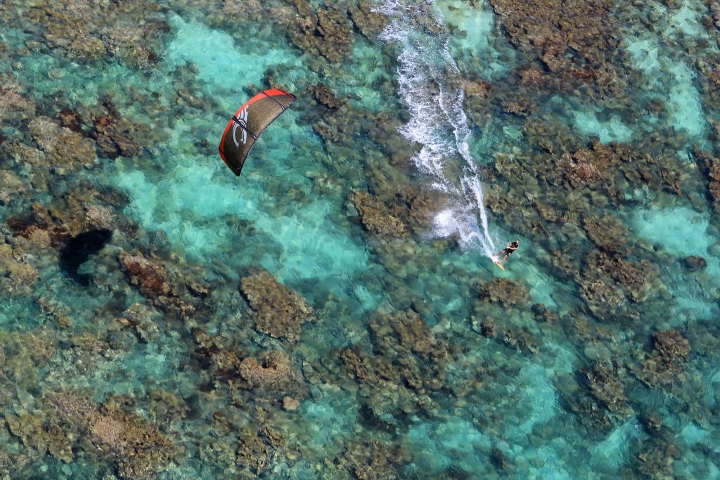 Kitesurf sur la Riviera des îles de Guadeloupe