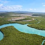 Vue sur la mangrove de l'archipel de Bijagos