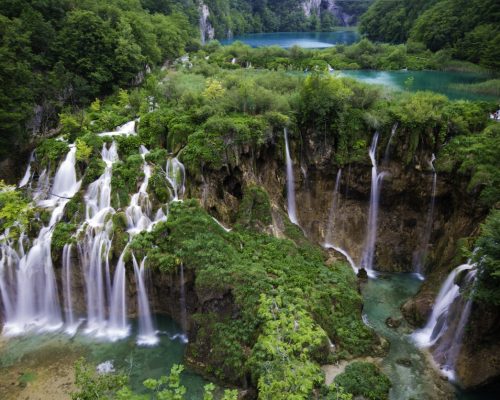 Le parc national de Plitvice, site naturel incontournable en Croatie.
