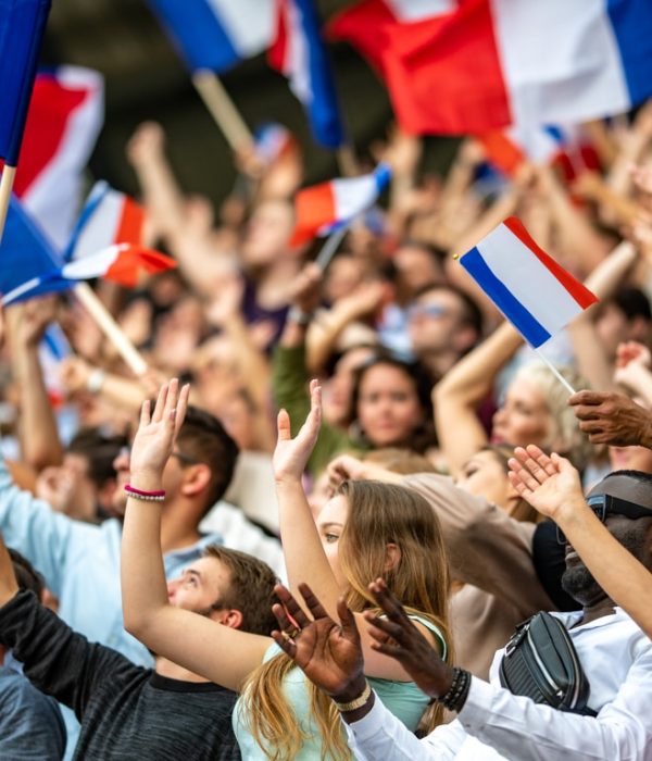 Supporters français de la coupe du monde de rugby