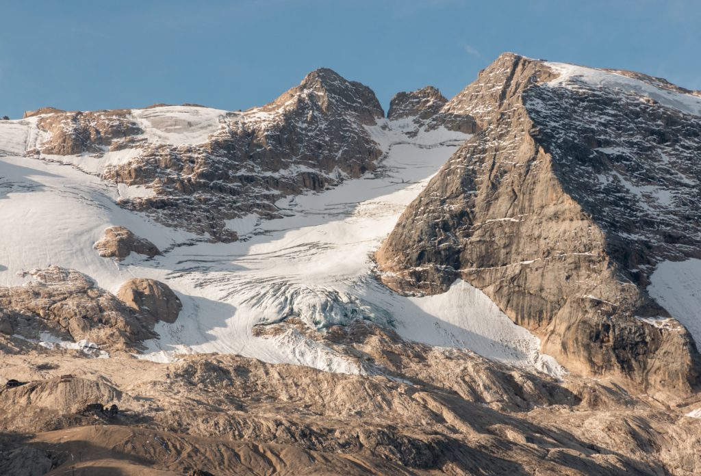 Glacier de la Marmolada, Dolomites, Italie